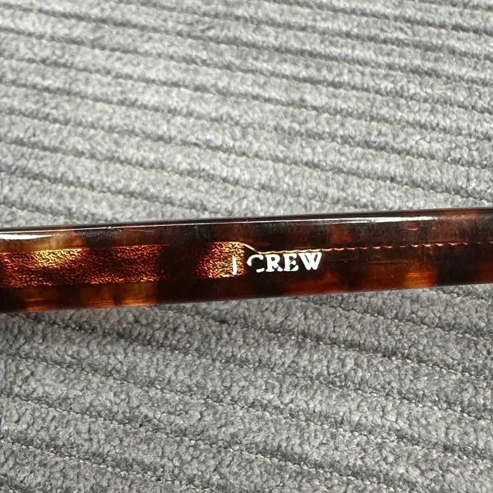 J.Crew Tortoiseshell Oval Y2K Sunglasses Brown Amber Vintage Style 13750